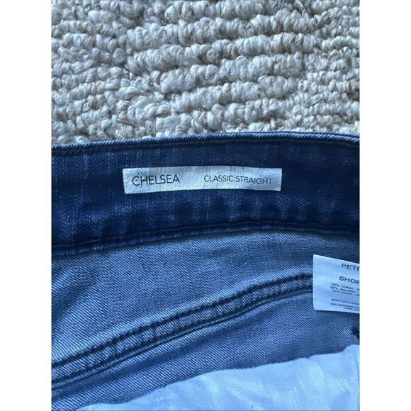 Code Blue Women's Chelsea Straight Jeans Size 16 Petite Short Cropped - Picture 4 of 6